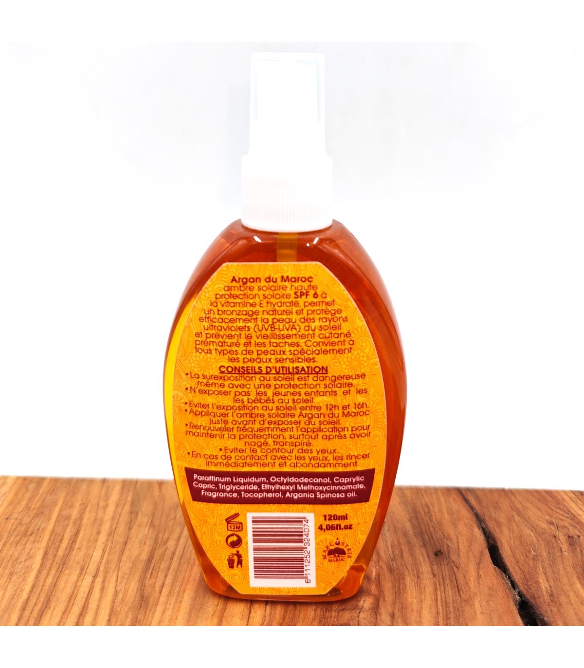 Aceite Bronceador Protector Solar de Argán - Bronceado Natural y Protección Alta