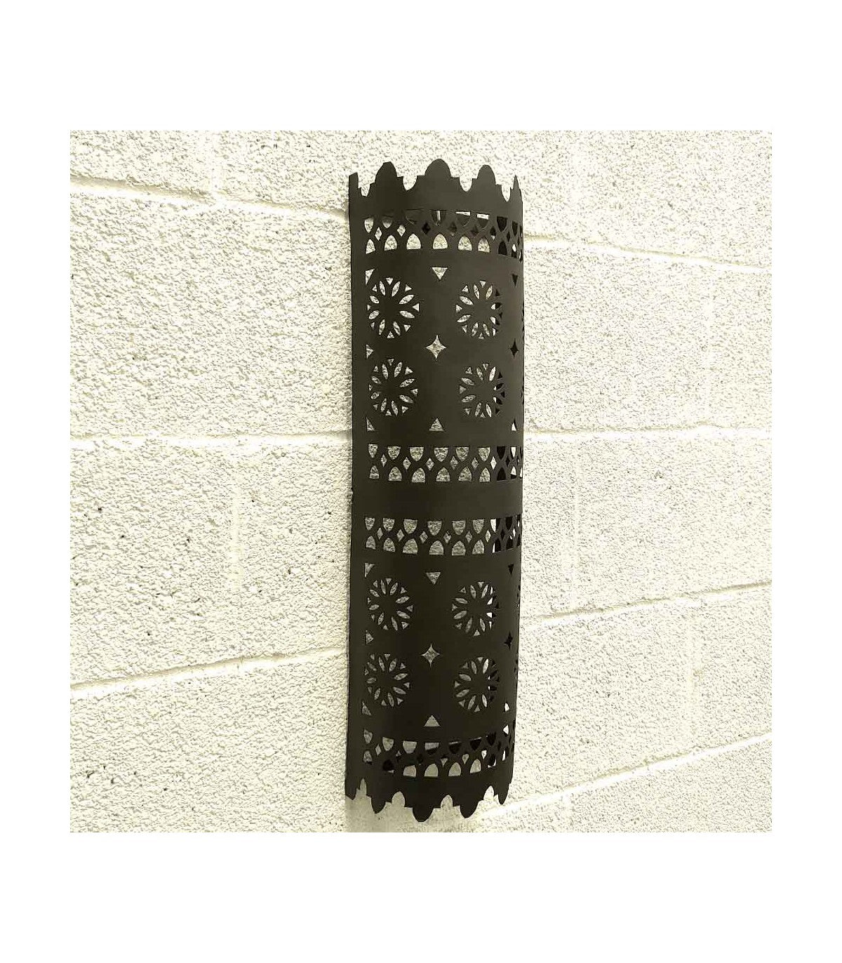 Elongated Forged Arabic Sconce - Andalusian Openwork - Ghani Model