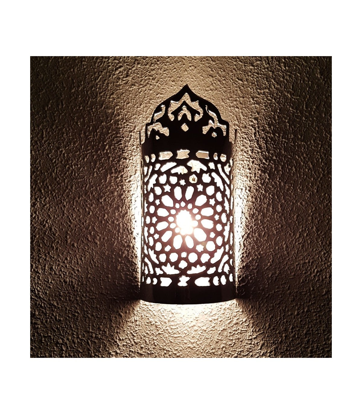 Aplique Arabe Pared Aluminio - Decoración Andalusi - Modelo CORONA HAMBRA