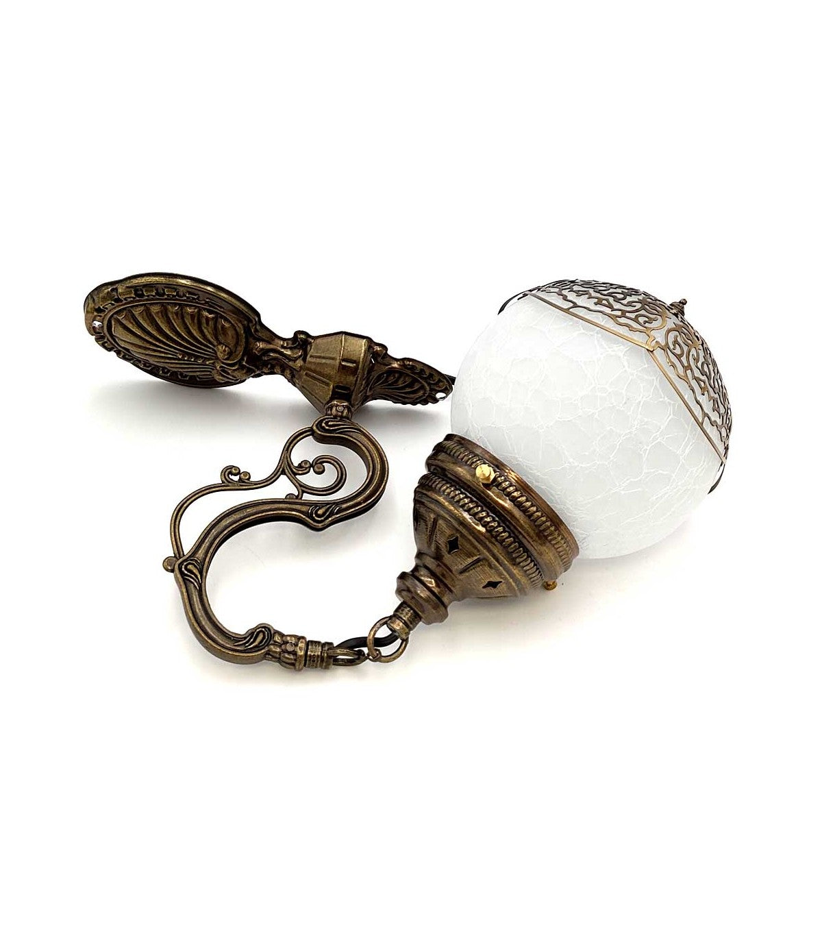 Aplique Colgante Turco Cristal y Metal Pared - Decoración Otomana - Modelo Serie Malika