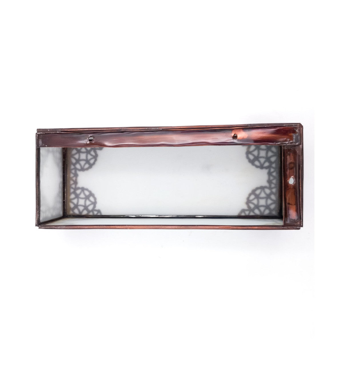 Aplique Cristal - Blanco Translucido - Decoración Árabe - Modelo QATAR