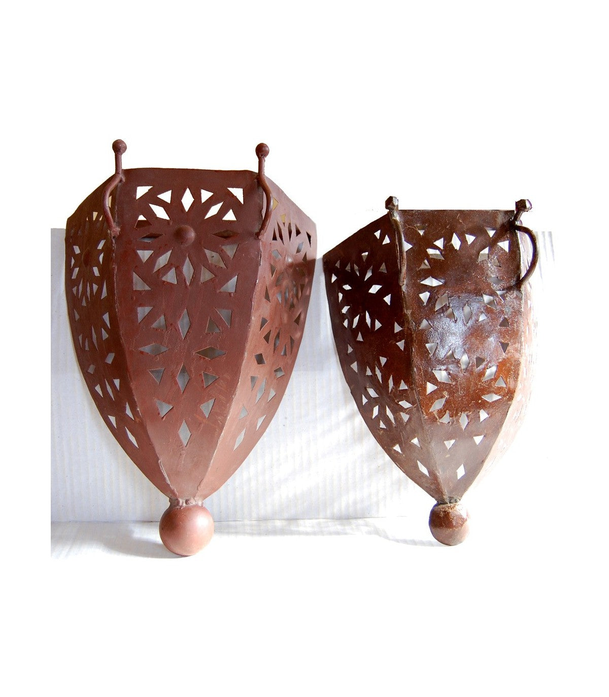 Aplique de Hierro Calado Color Oxido - Decoración Arabe - Modelo MAGREG AADI