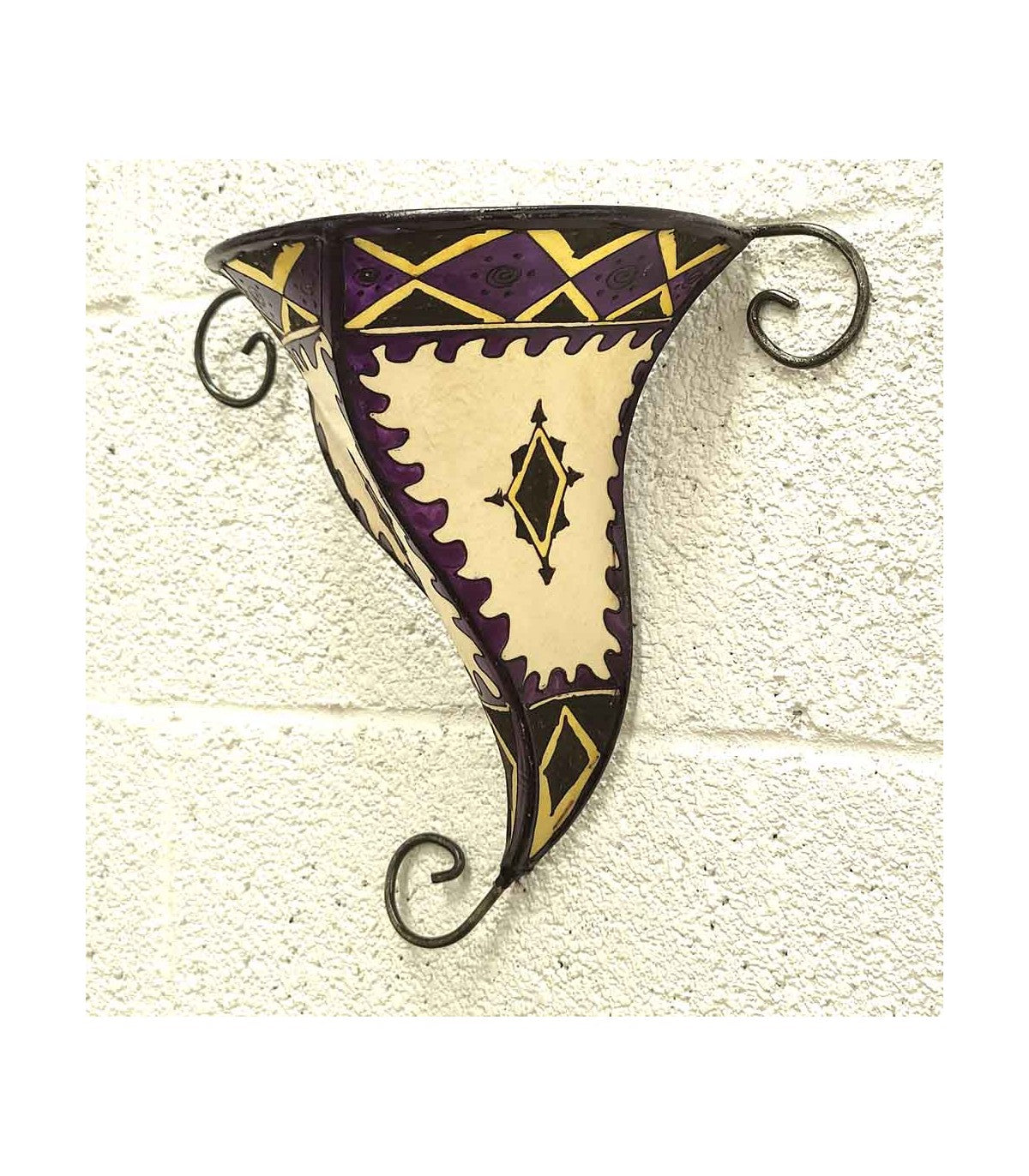 Aplique de Piel Natural - Pintado con Henna - Modelo IBERIATUN