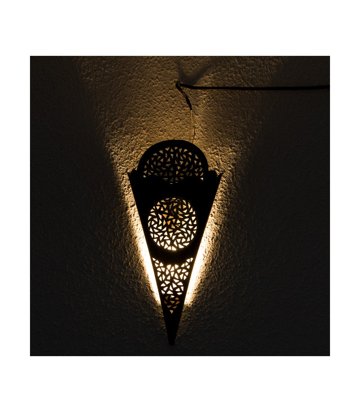 Aplique Pantalla Pared - Cobre y Latón - Modelo Aldarae Zalaza