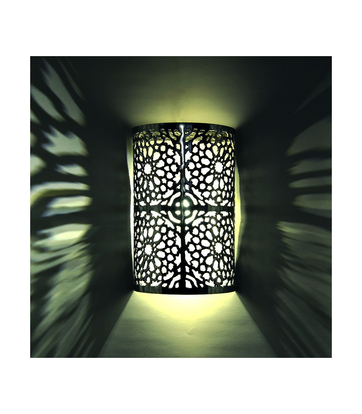 Aplique Pared Aluminio - Artesanía Marroquí - Decoración Andalusí - Modelo HAMRA