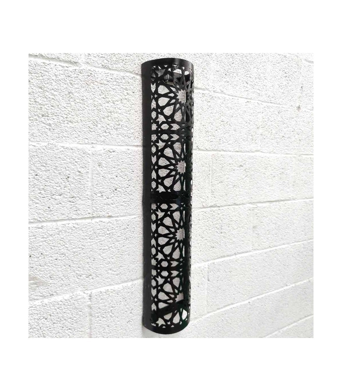 Aplique Pared de Hierro Calado Alargado Estilo Hogar Andalusí Modelo Najma Sauda