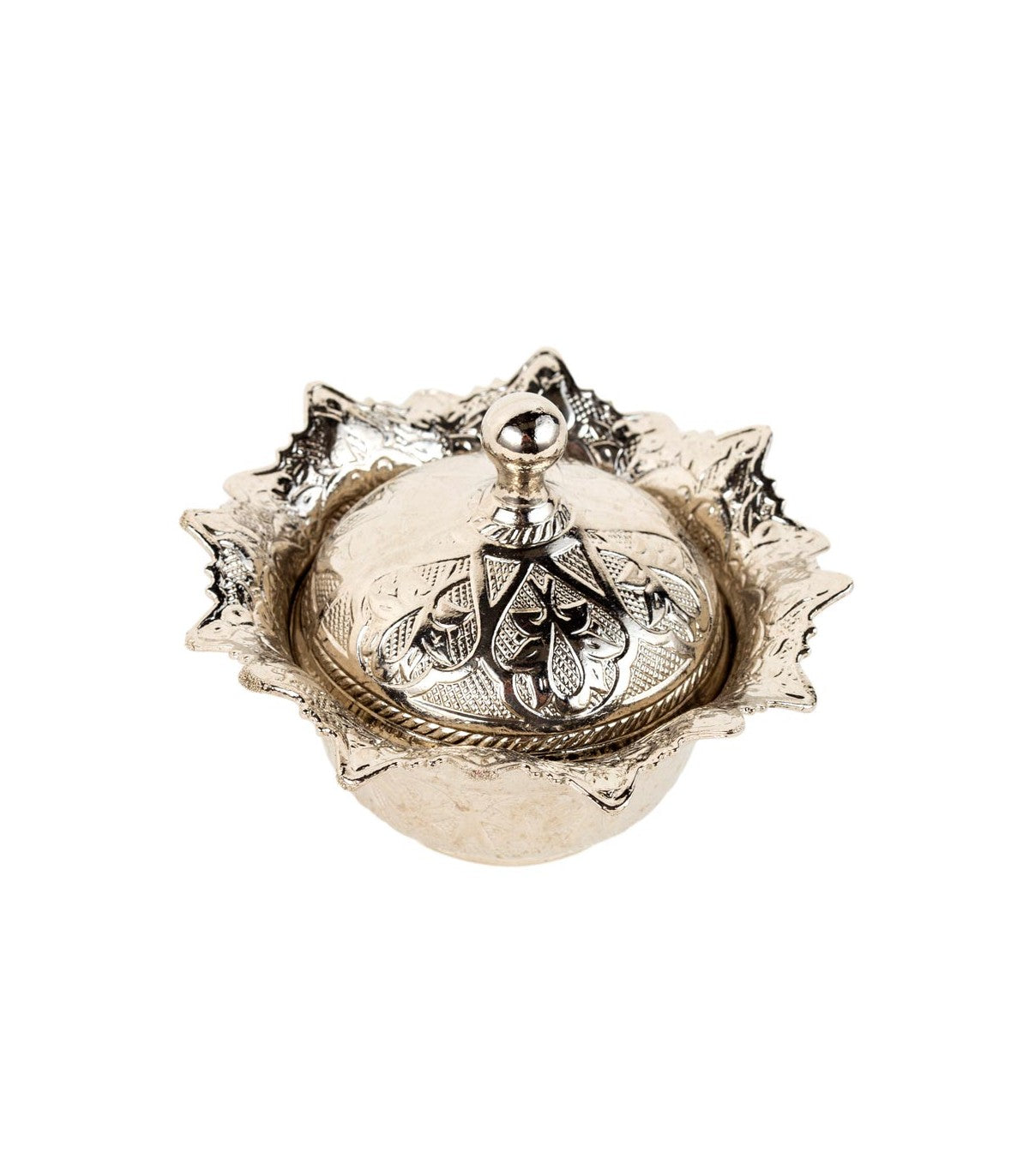 Azucarero de Alpaca Redondo - Modelo Turkish Deluxe