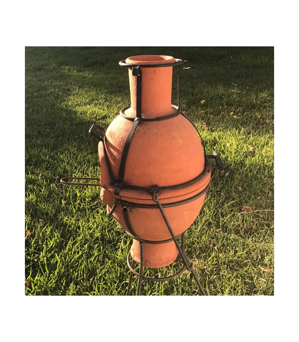 Barbacoa Grande - Forja y Barro - Artesanal - Modelo Chawaya