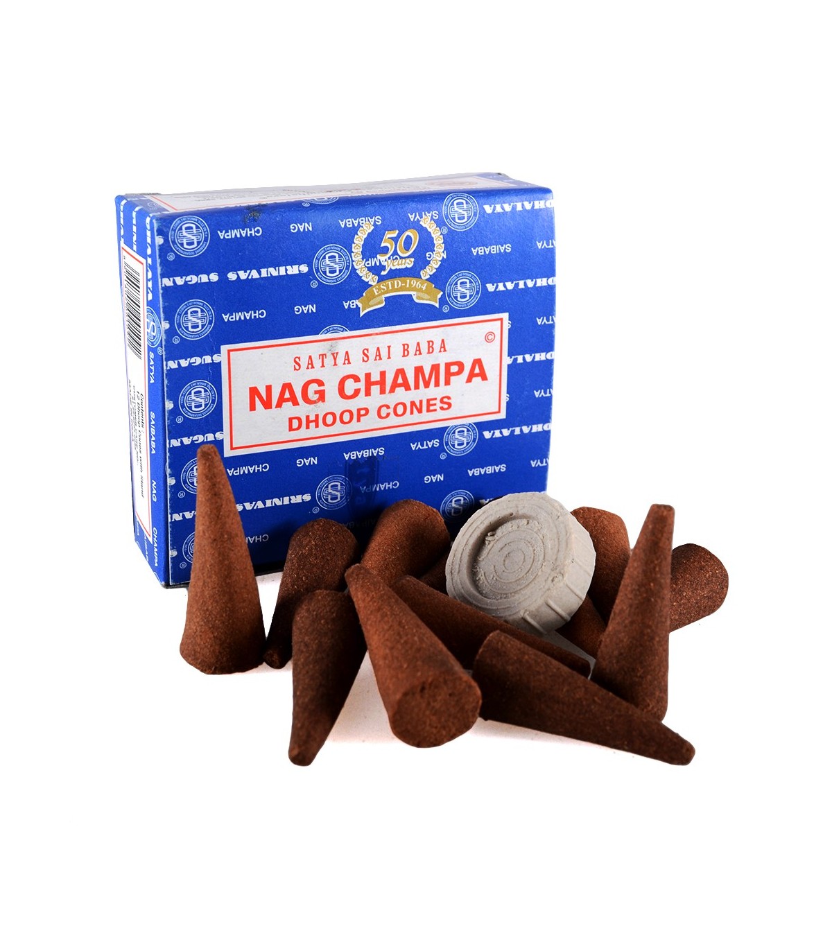 Conos Incienso Nag Champa - SATYA- 12 conos