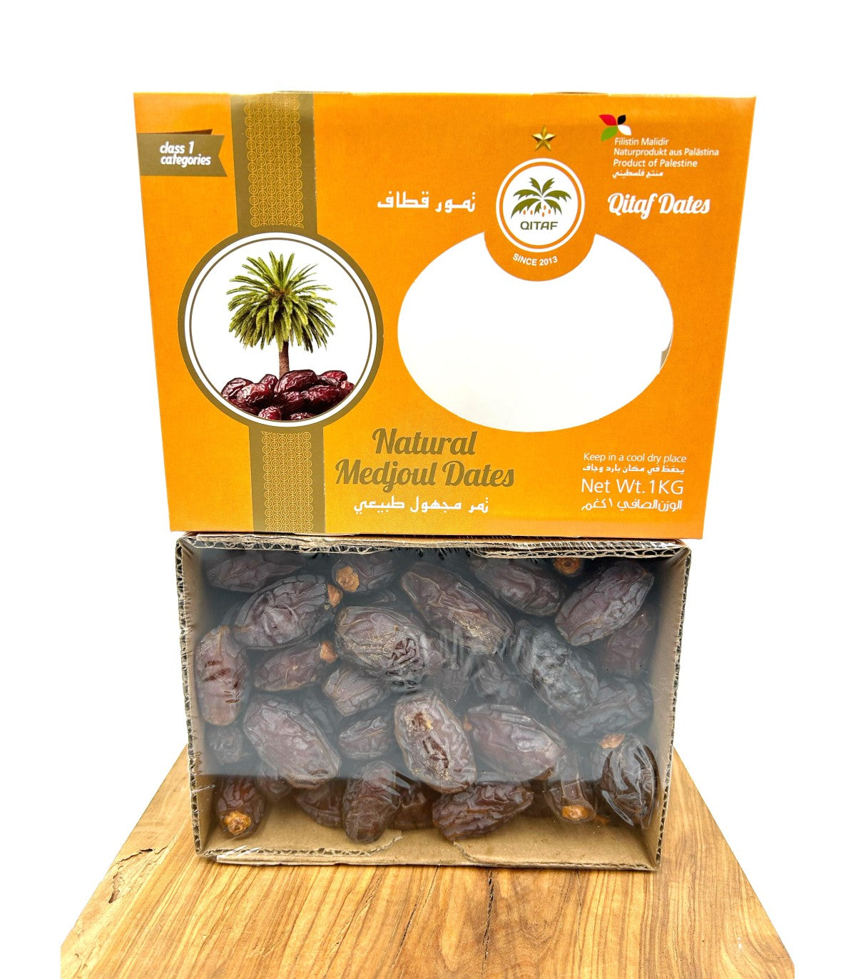 Dátiles Medjoul Natural - PRODUCTO PALESTINO - Clase 1 JUNIOR - QITAF