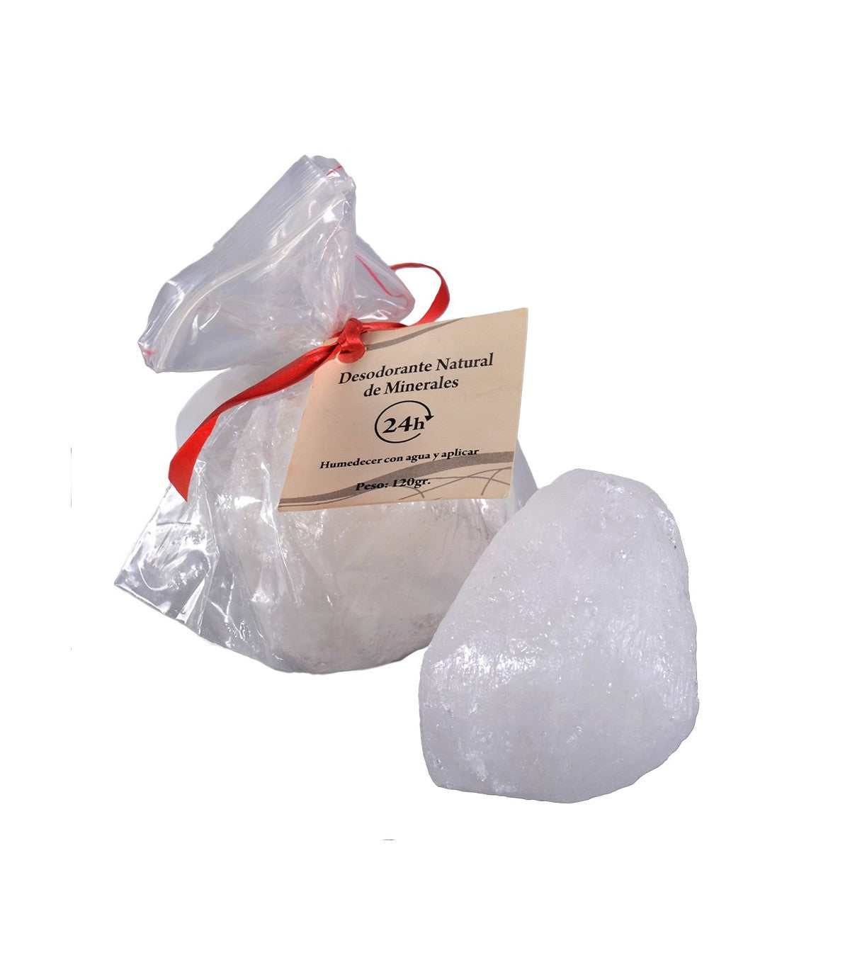 Desodorante Alumbre Cristal Roca - Bruto - Minerales Naturales