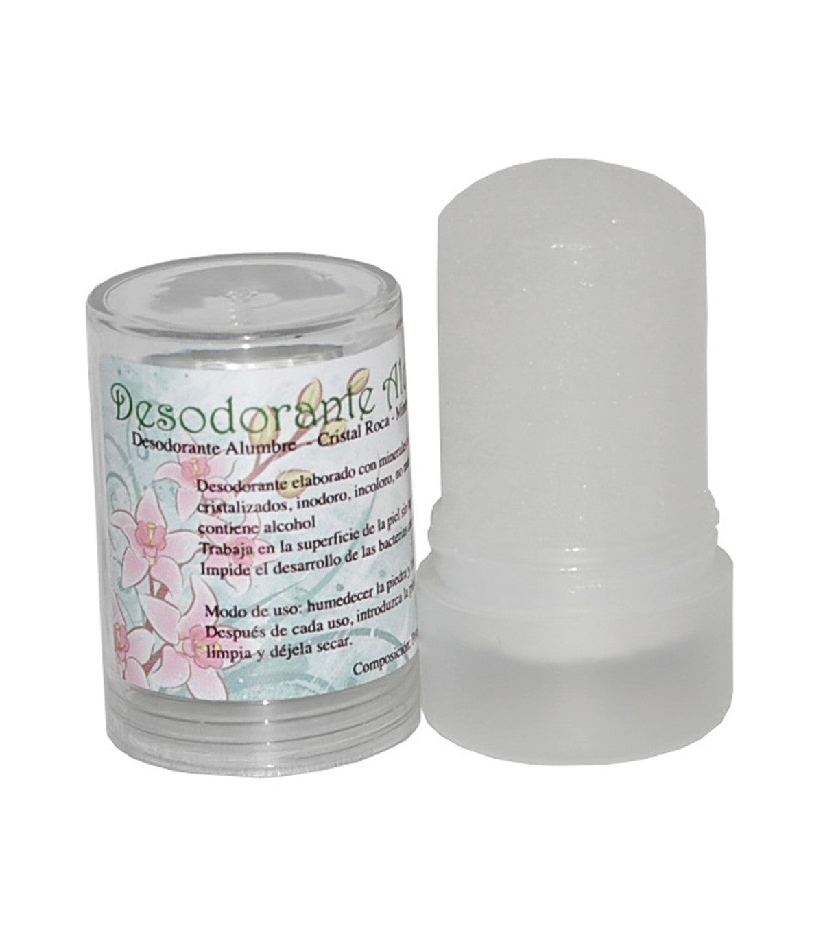 Desodorante de Piedra de Alumbre Cristal Roca - Minerales Naturales