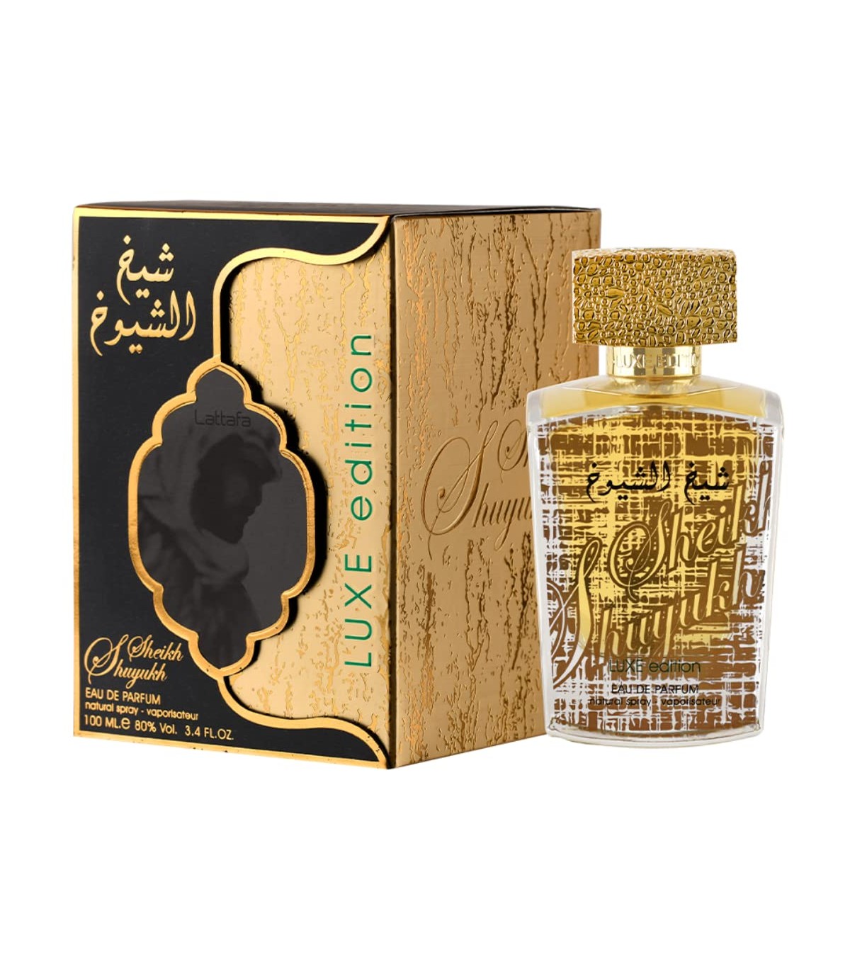 Lattafa Sheikh Al Shuyukh Luxe Edition: Eau de Parfum Unisex con Toque Árabe - 100ml