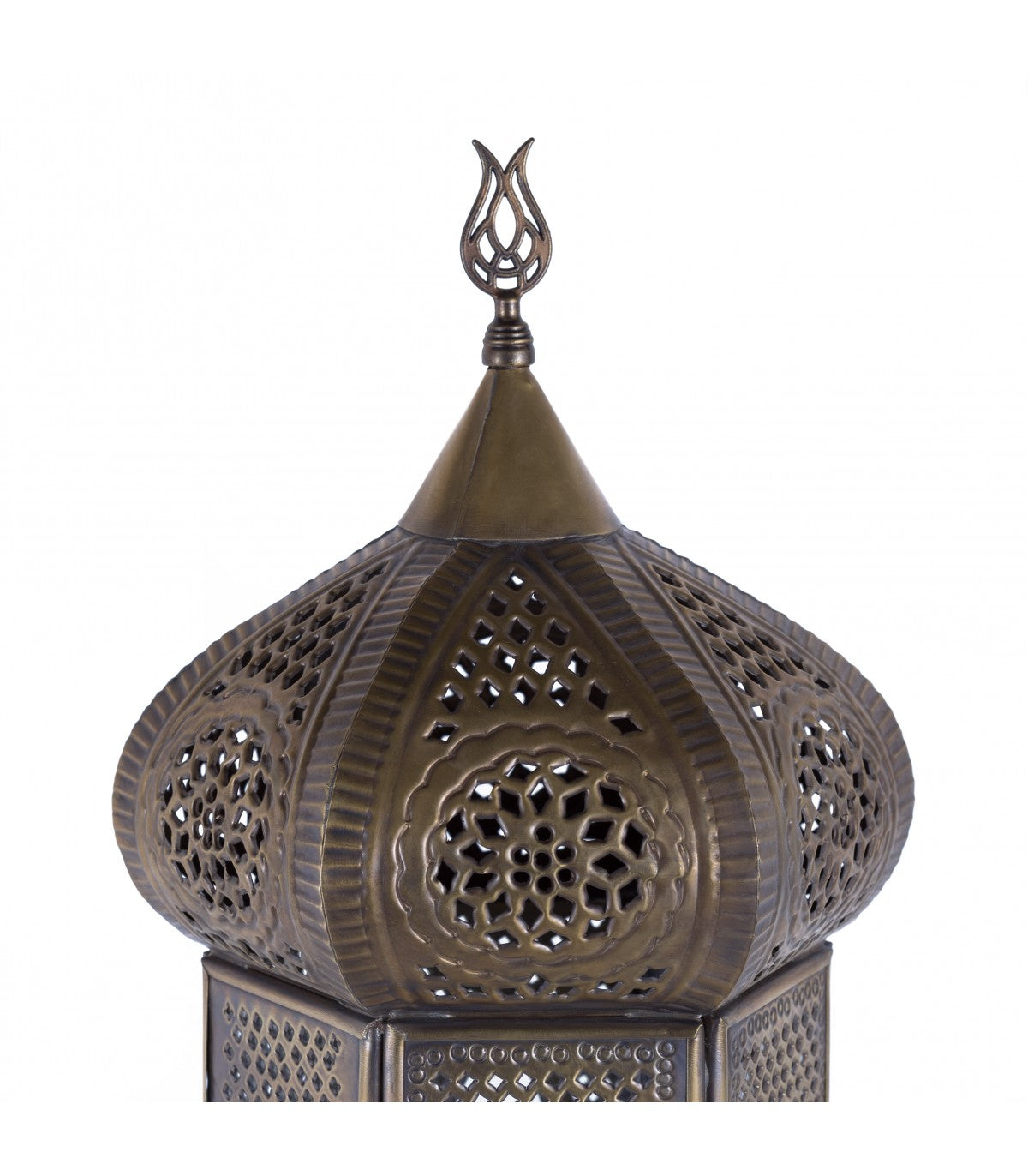 Farol de mesa Bronce Envejecido - DELUXE - Modelo Samarcanda 75 cm