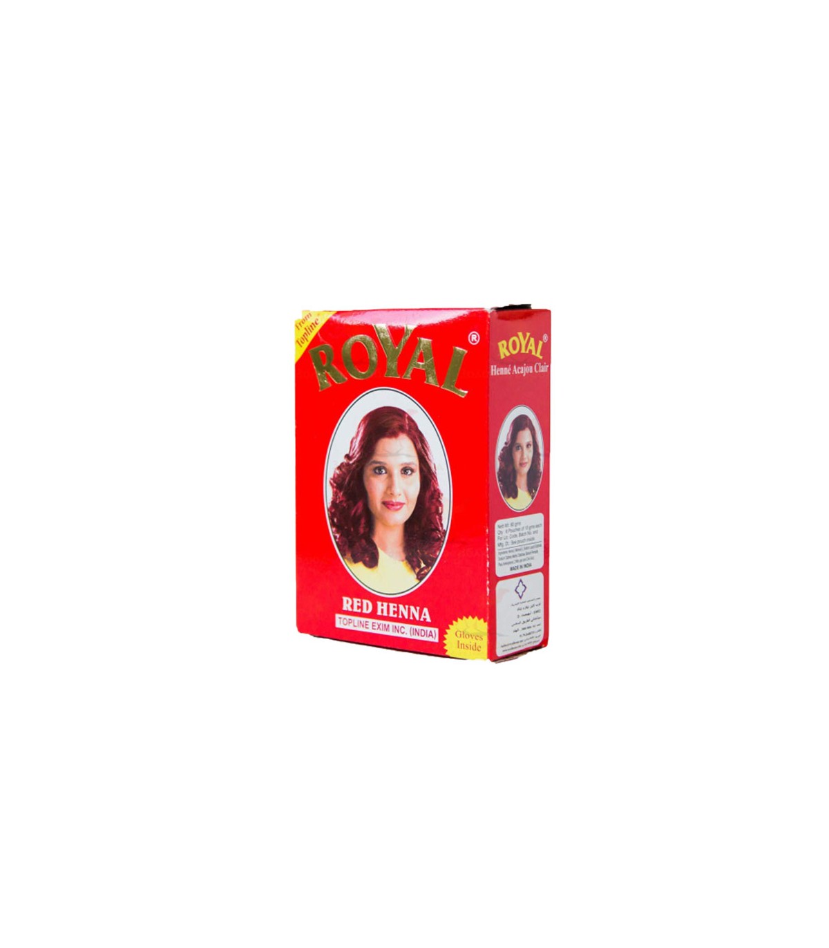 Henna Natural ROYAL Teñir Pelo Cejas Pestañas - Caja 6 Sobres - Gran Calidad
