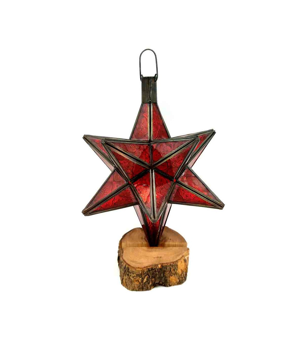 Lámpara Estrella Andalusí - Artesanía Marroquí - Modelo Estrella Wahga