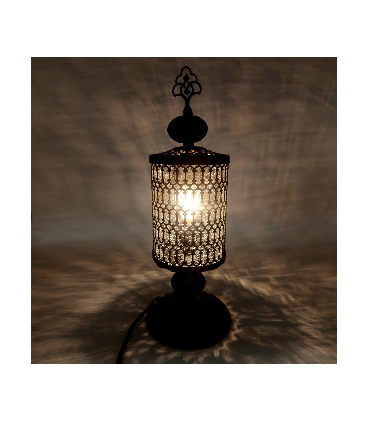 Lámpara Mesita Noche Árabe Interior Artesanía Premium Turquía Modelo Serie Ottoman 2