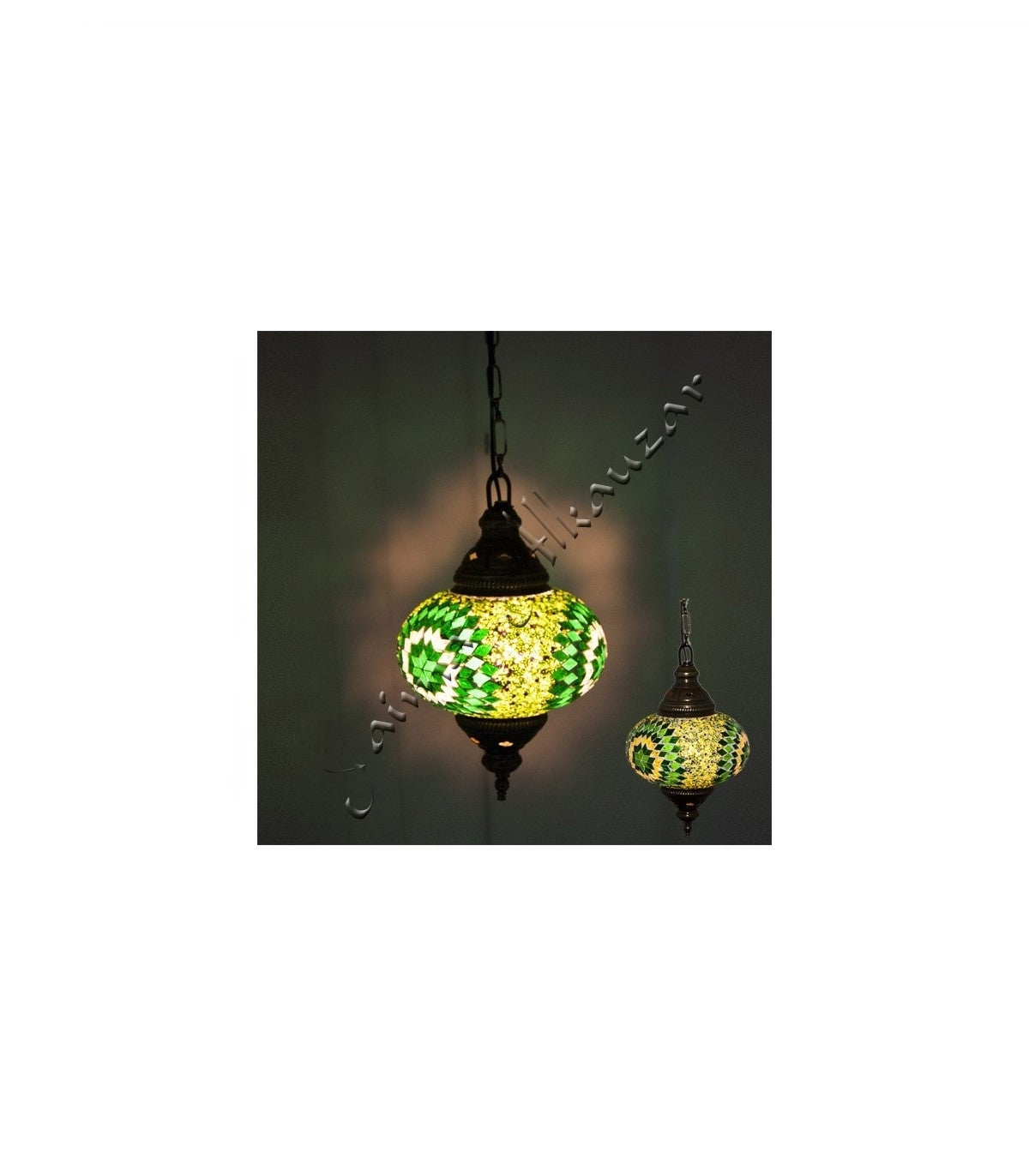 Turkish Lamp - Murano Glass - Mosaic - High Quality - 25 cm