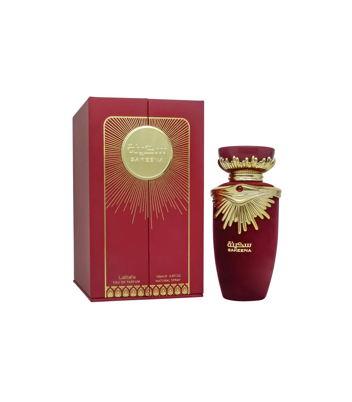 Perfume Sakeena Lattafa: Un Jardín Nocturno de Dulzura Frutal para Mujeres