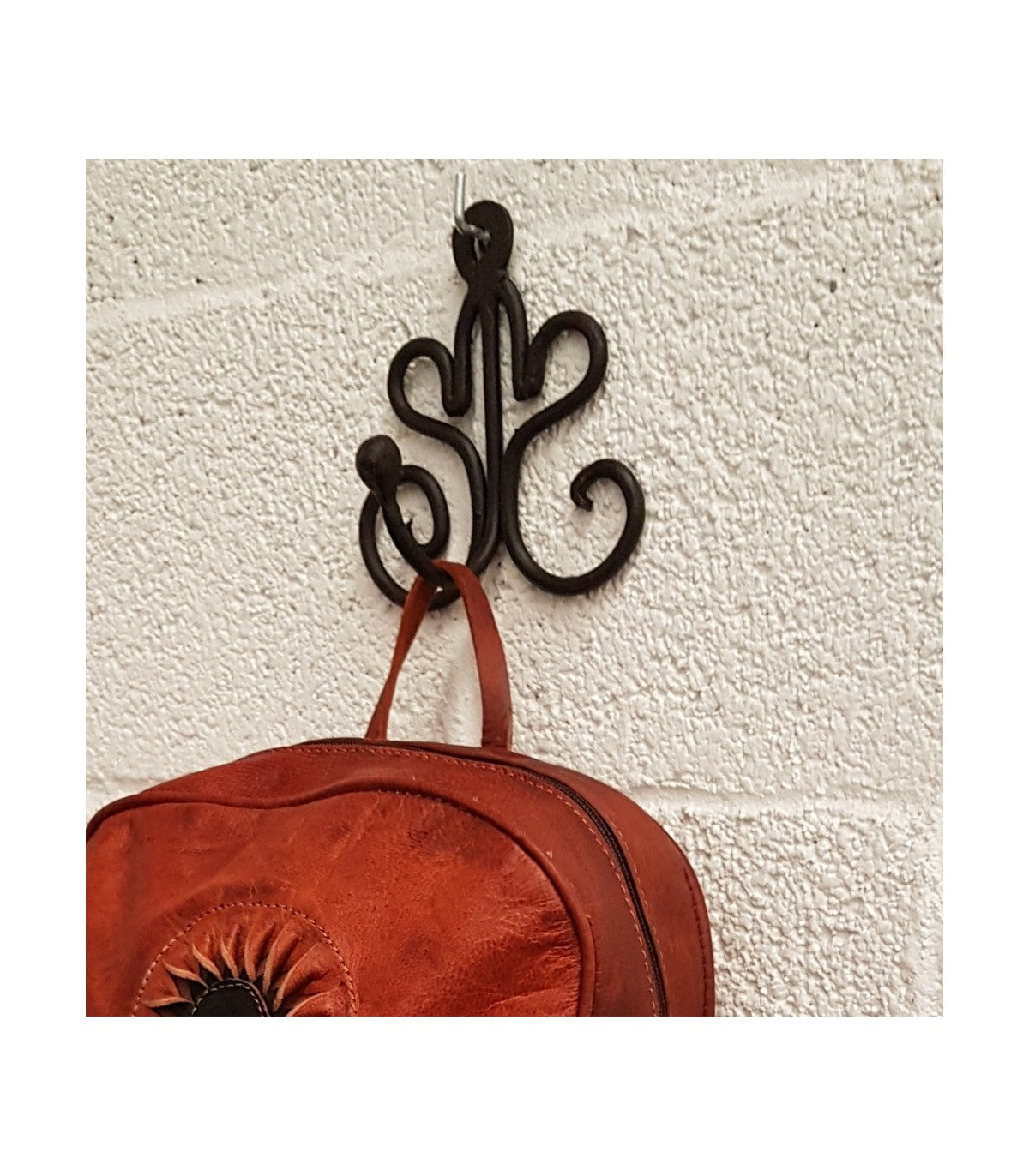 Perchero Colgador Arabe Forja - Decoración Andalusí- Artesanía Marroquí - Modelo WAHID