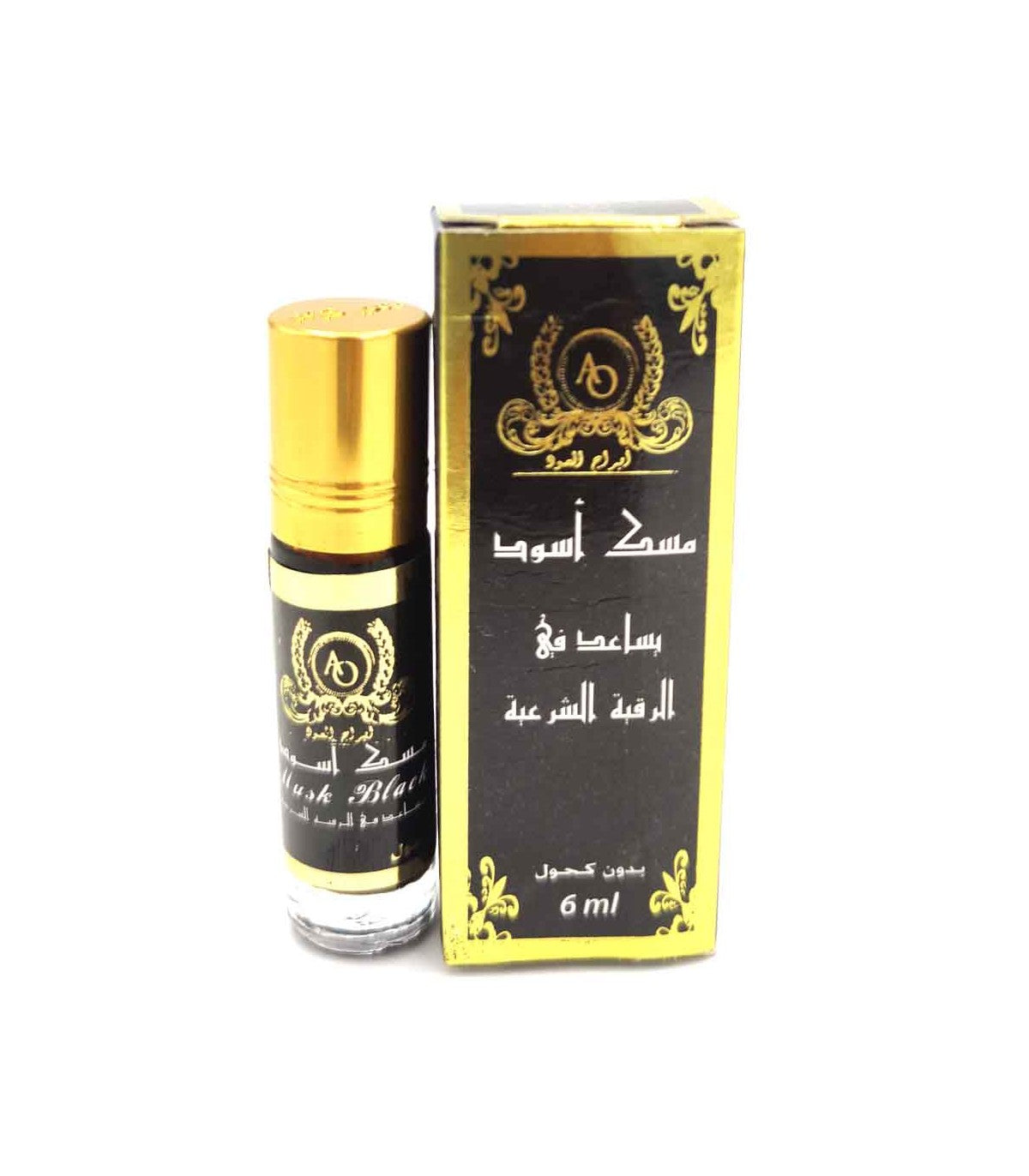 Perfume Musk Black - Aceite de Almizcle Negro 6 Ml Sin Alcohol
