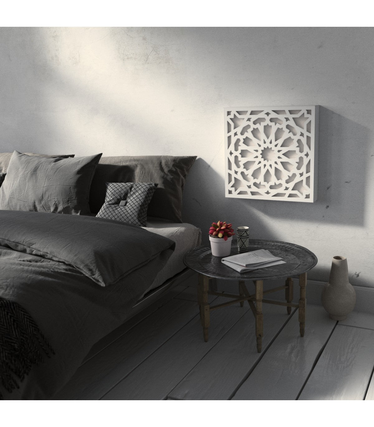 Plafón o Aplique Madera elegante - Modelo Alhambra