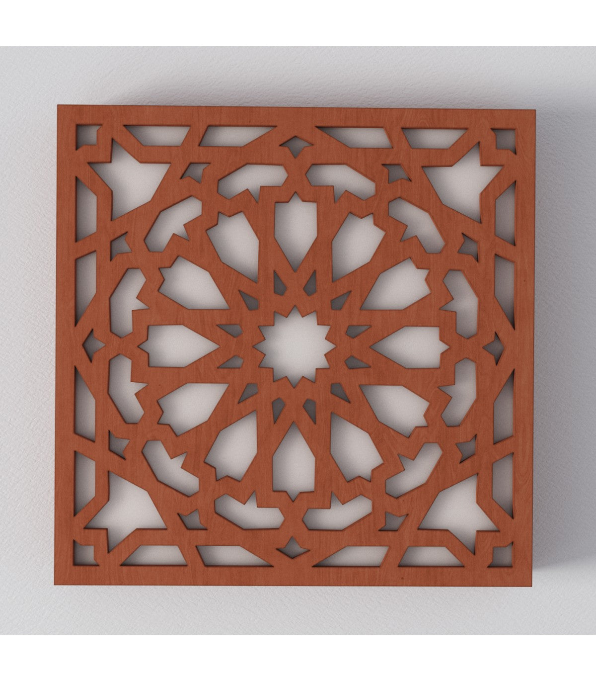 Plafón o Aplique Madera elegante - Modelo Alhambra