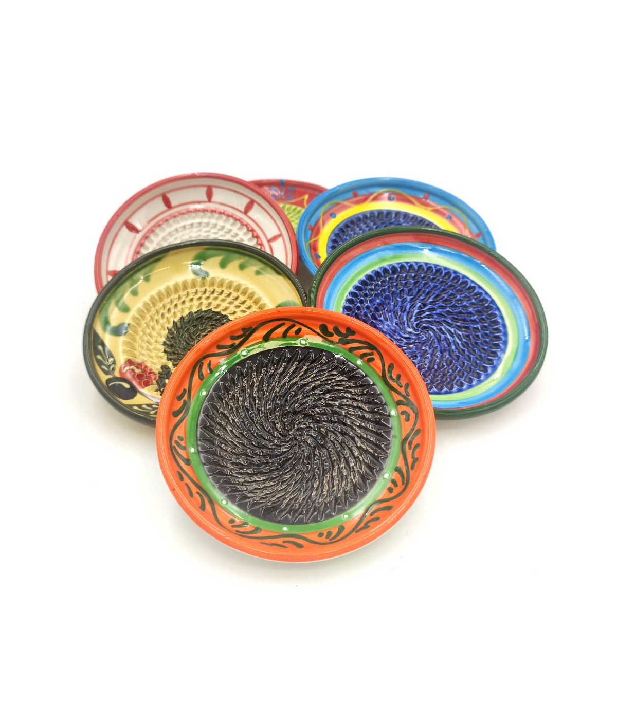 Platito Cerámica Rallador - Artesanía Granadina - Modelo Kharbasha