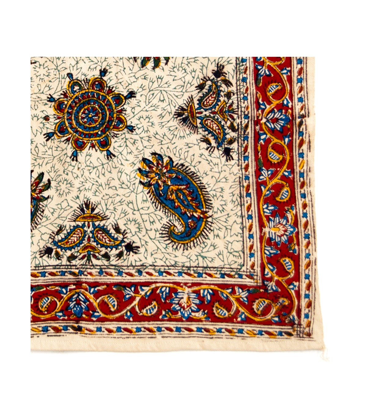 Tapete de Algodón Artesanal 50x50 cm - Hecho a Mano con Tintes Vegetales