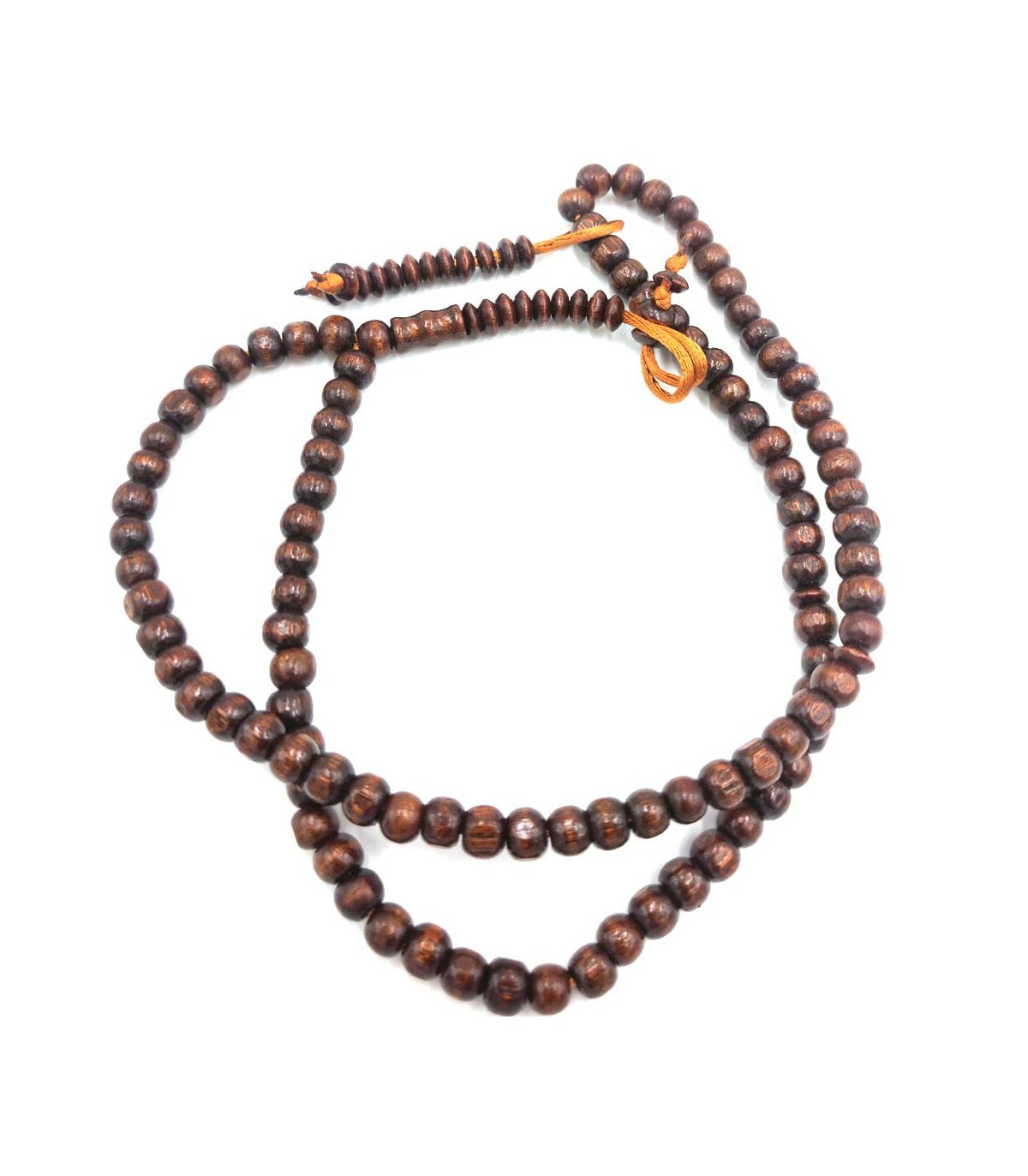 Tasbih Masbaha Rosario Islámico Artesanía Egipcia Madera Teka 99 Cuentas