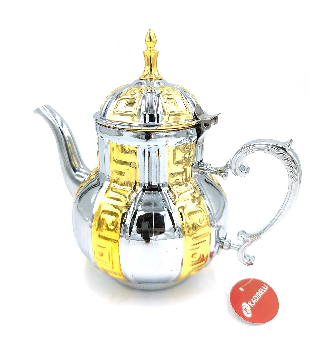 Grande théière à induction en acier inoxydable Thé et infusions de haute qualité modèle Kadirelli 1600 ml
