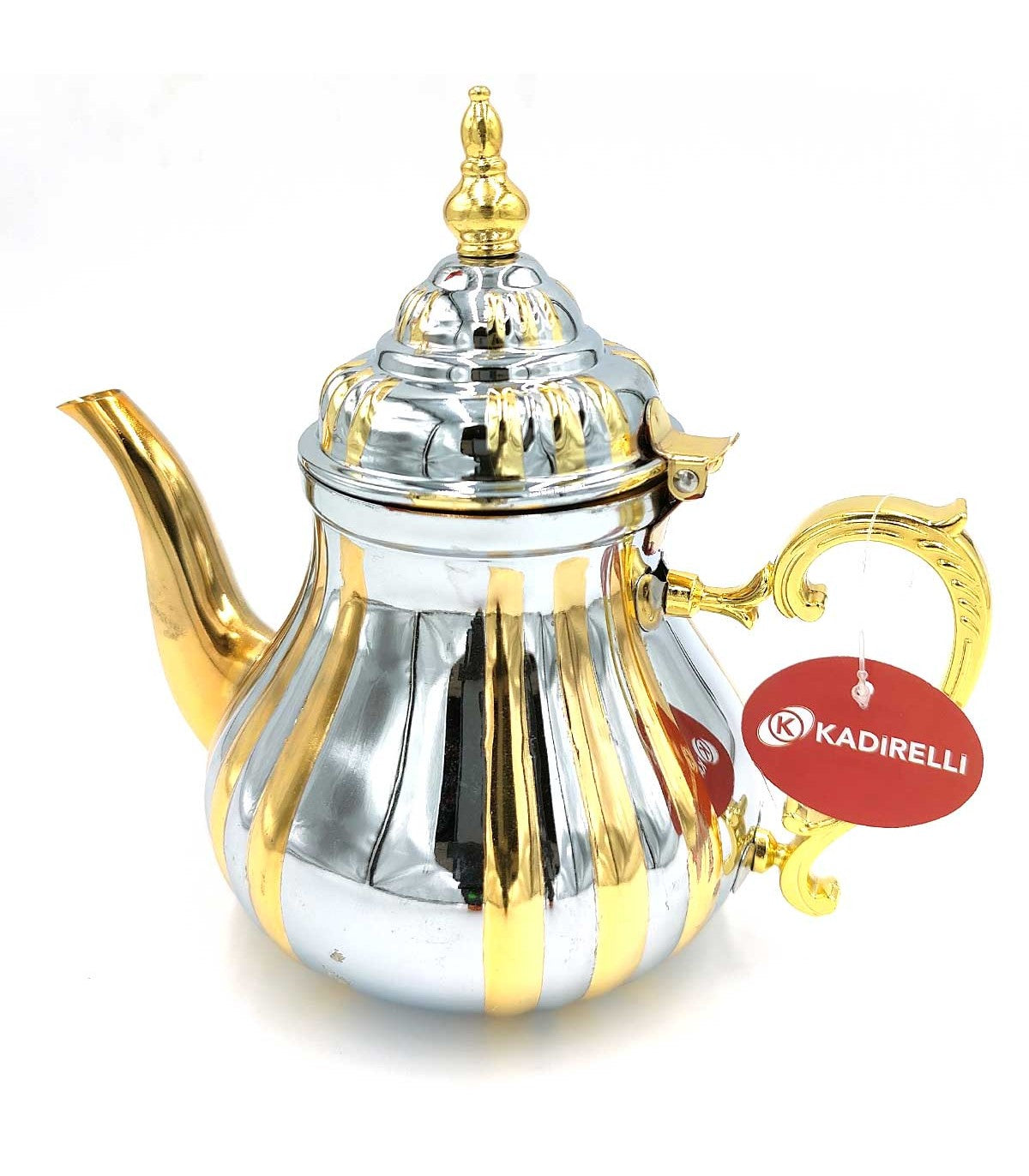 Théière à induction en acier inoxydable de haute qualité pour thé et infusions modèle Kadirelli 800 ml
