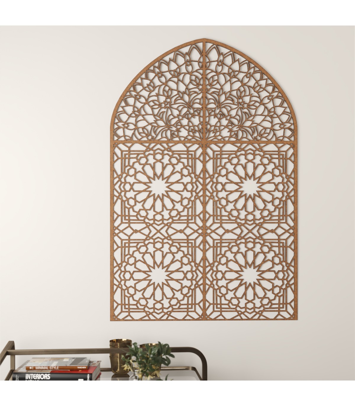 Ventana Celosía Arabe - Modelo Bab Alhamra - 100 x 60 cm