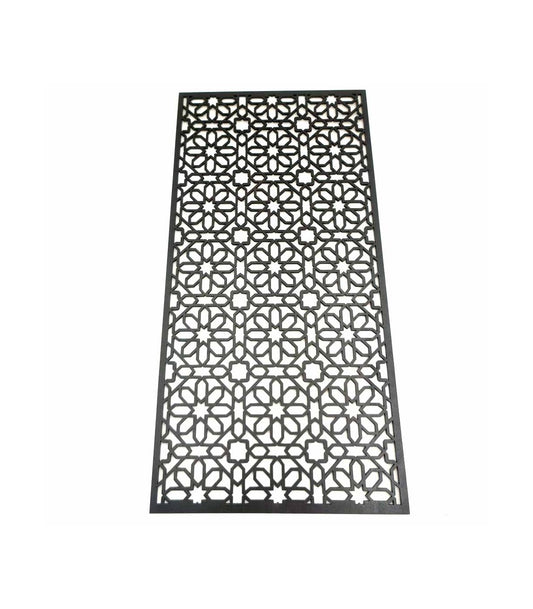 Treillis en bois arabe différentes couleurs - Décoration orientale - Découpe laser - Modèle Warda - 60 x 30 cm