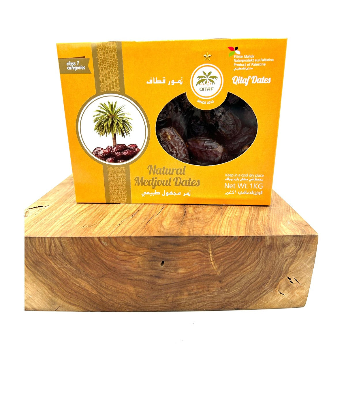 Dátiles Medjoul Natural - PRODUCTO PALESTINO - Clase 1 JUNIOR - QITAF
