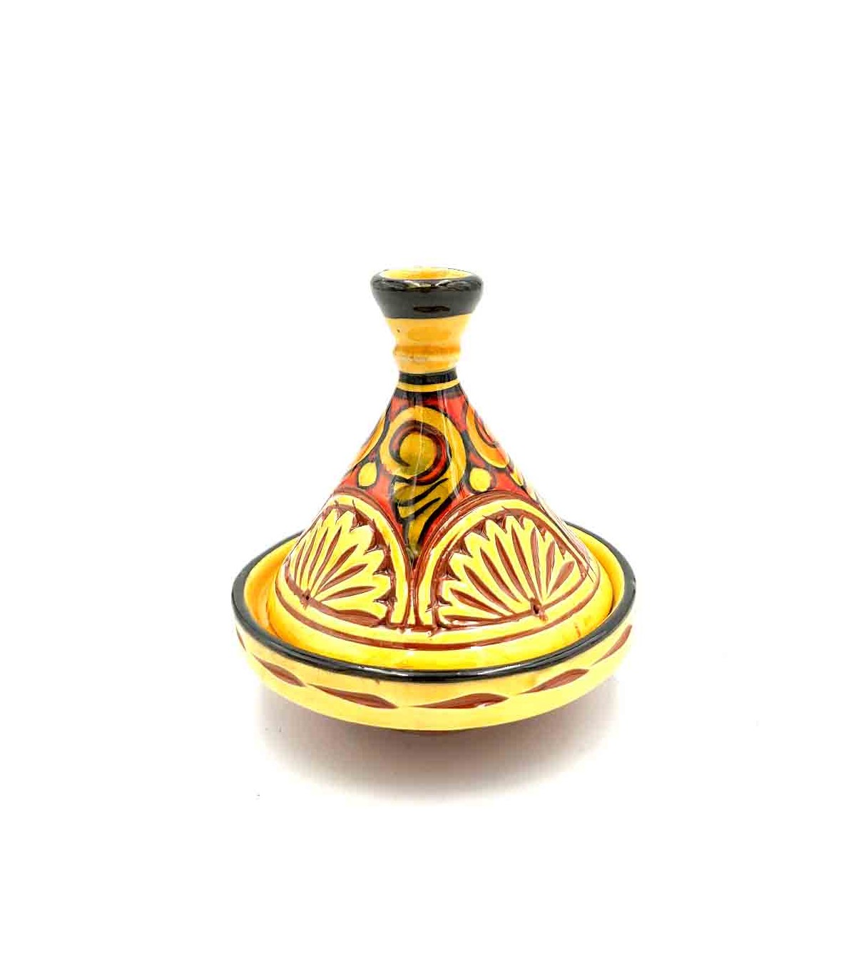 Especiero Tajin Mini Cerámica Labrada - Decoración Marroquí - Modelo ATLAS