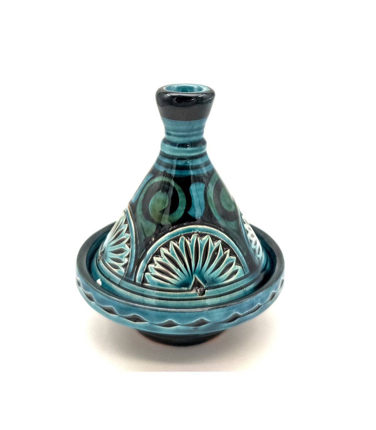Especiero Tajin Mini Cerámica Labrada - Decoración Marroquí - Modelo ATLAS