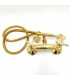 Grifo Marroquí Ducha Latón Dorado Decorado Artesanía de Marruecos Modelo Marrakech