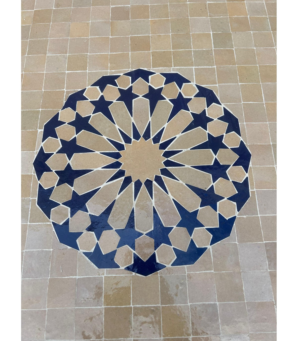 Mesa Mosaico 100 cm - Estrella Alhambra Granada - Modelo Generalife 1