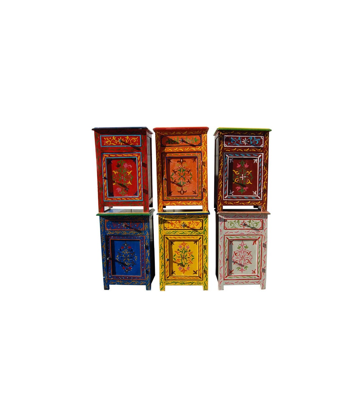 Mesita de Noche Andalusí - Decoración Arabe - Modelo MULAWAN