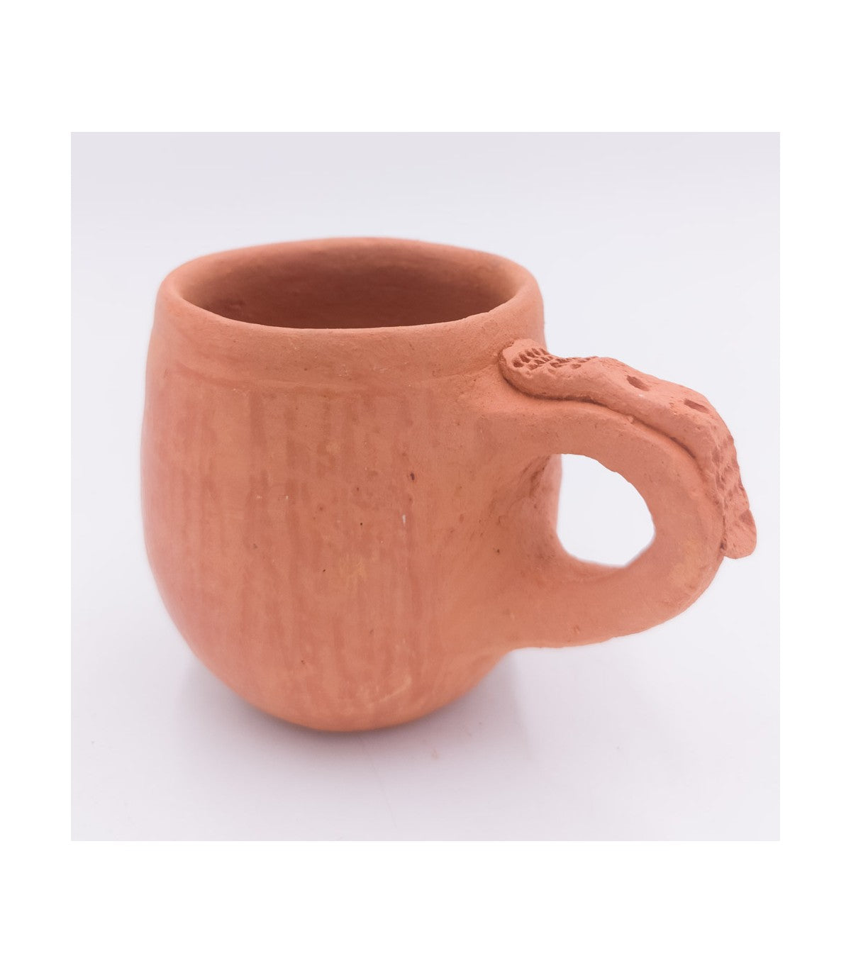 Taza Agua de Barro Arcilla Oued Laou Artesanía Marroquí